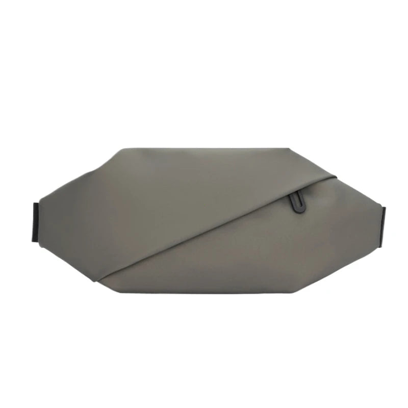 Sac Banane Épuré Uni Gris Clair