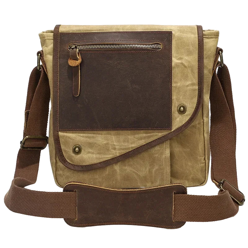 Sac Bandoulière Homme Vintage Jaune