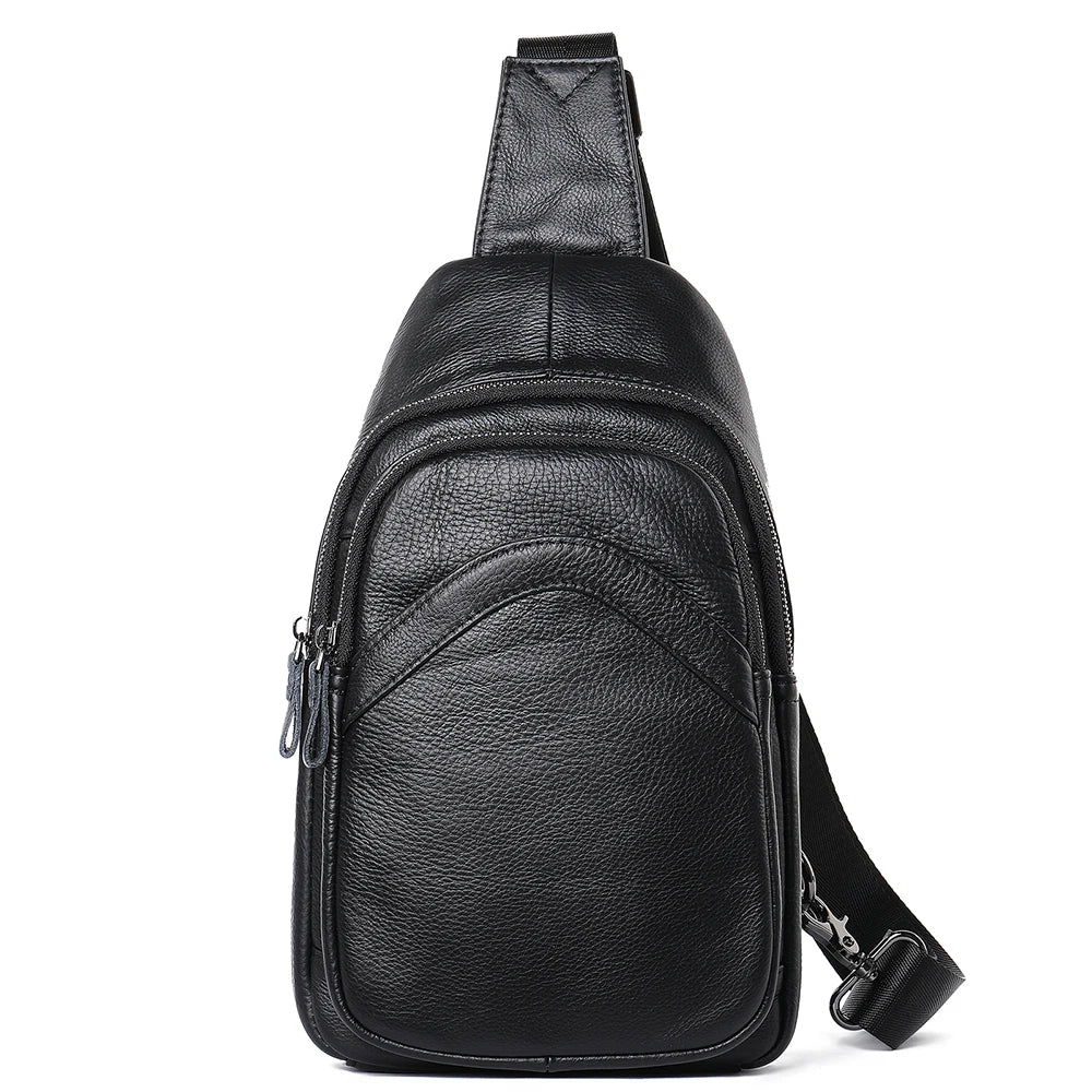 Sac Bandoulière Homme en Cuir 