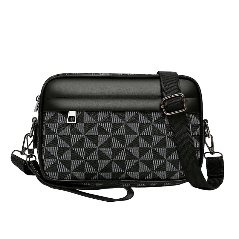 Sac Bandoulière à Motifs Géométriques