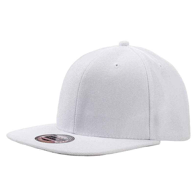 Snapback Uni Blanc