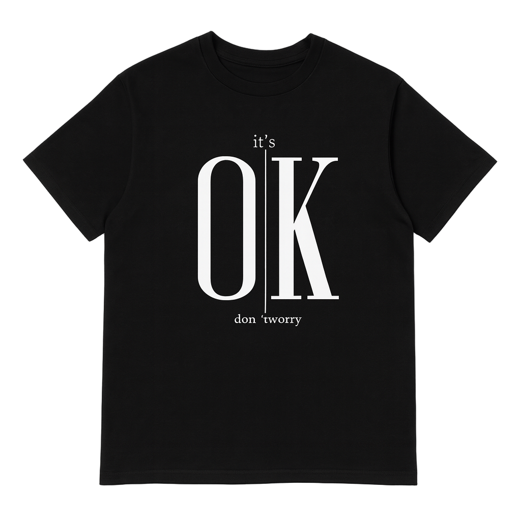 T-shirt « It’s OK » Noir