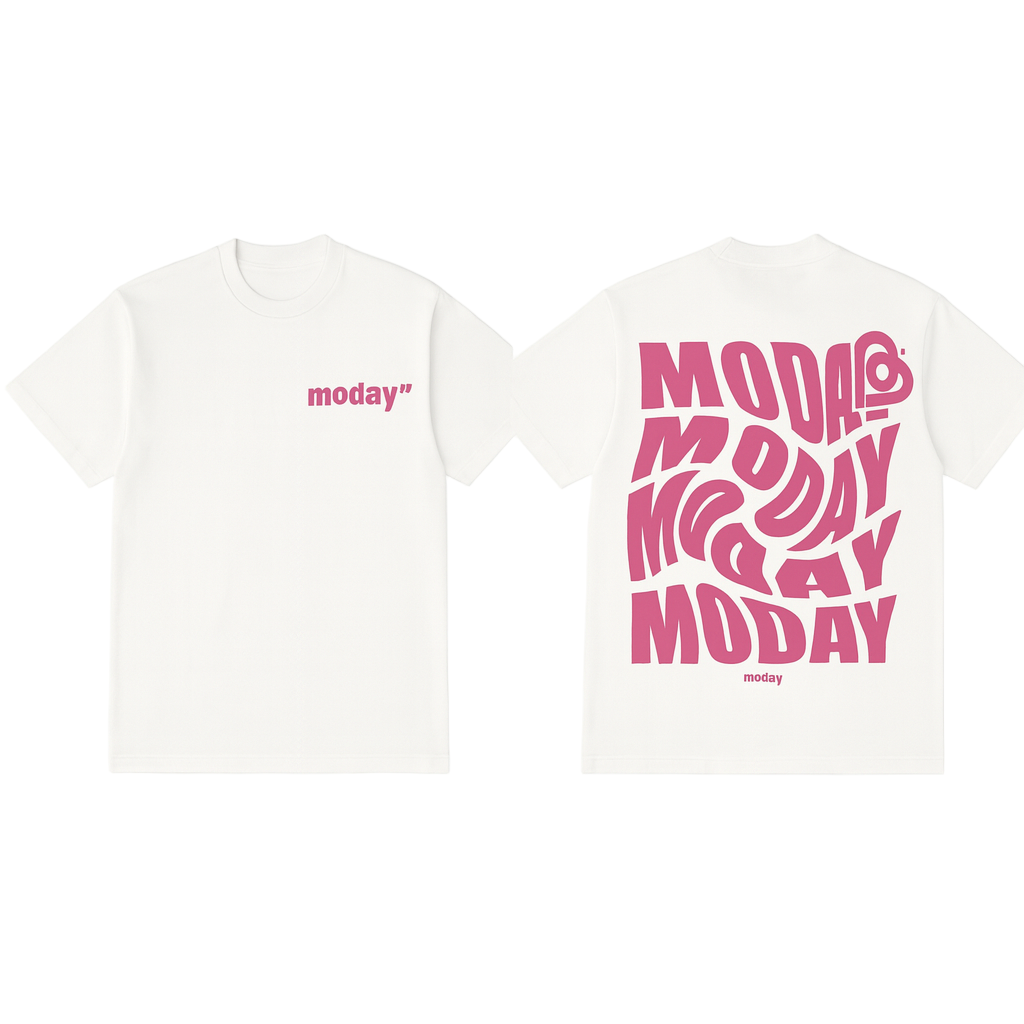 T-shirt « Moday » Blanc