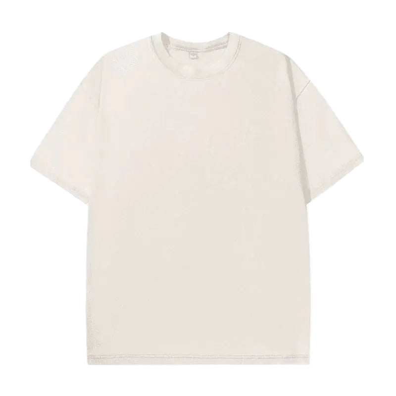 T-shirt Rétro Délavé Blanc