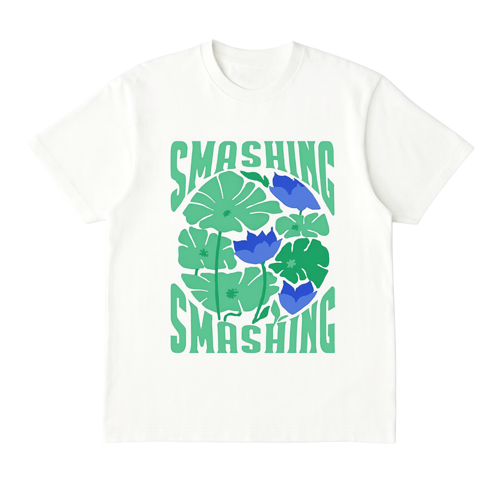 T-shirt « Smashing » Blanc