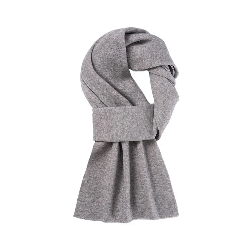 Écharpe Hiver Uni Gris