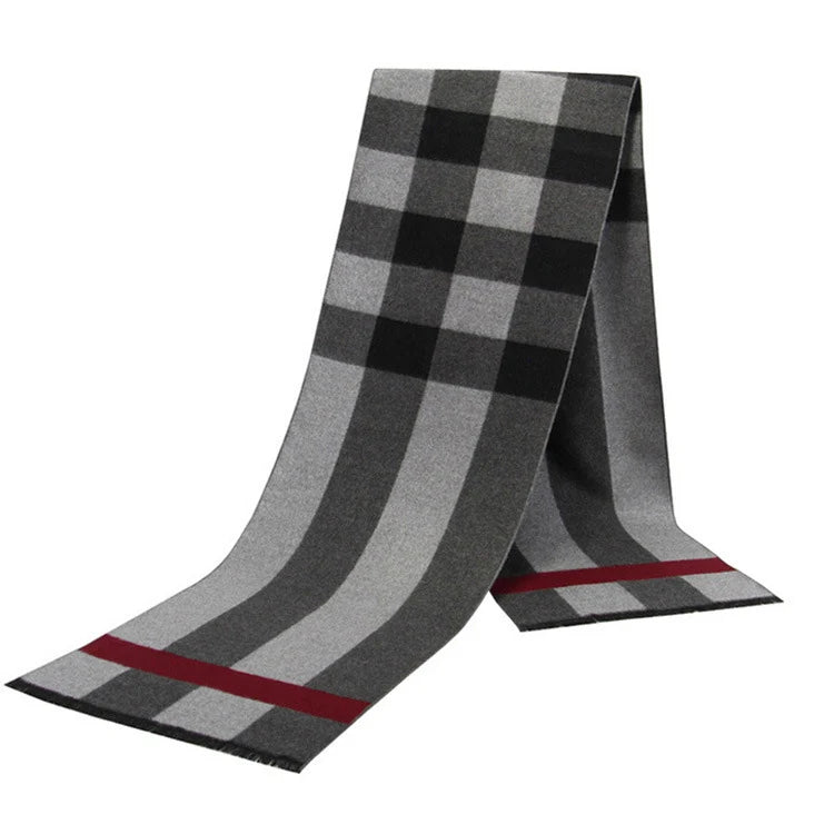 Écharpe Homme Design Noir