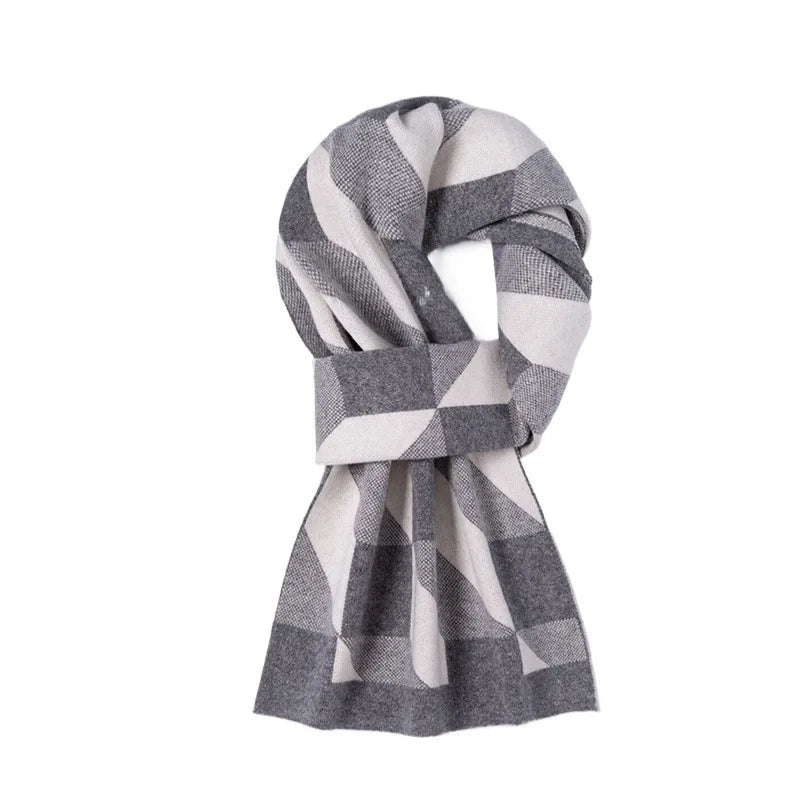 Écharpe Homme Hiver Gris