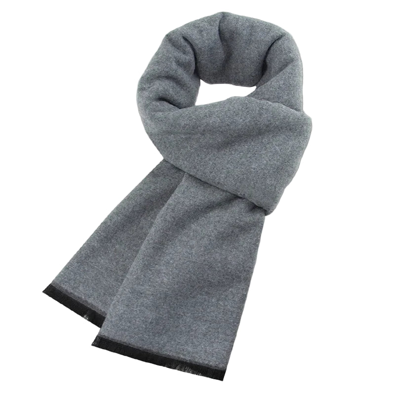 Écharpe Homme Unie Gris