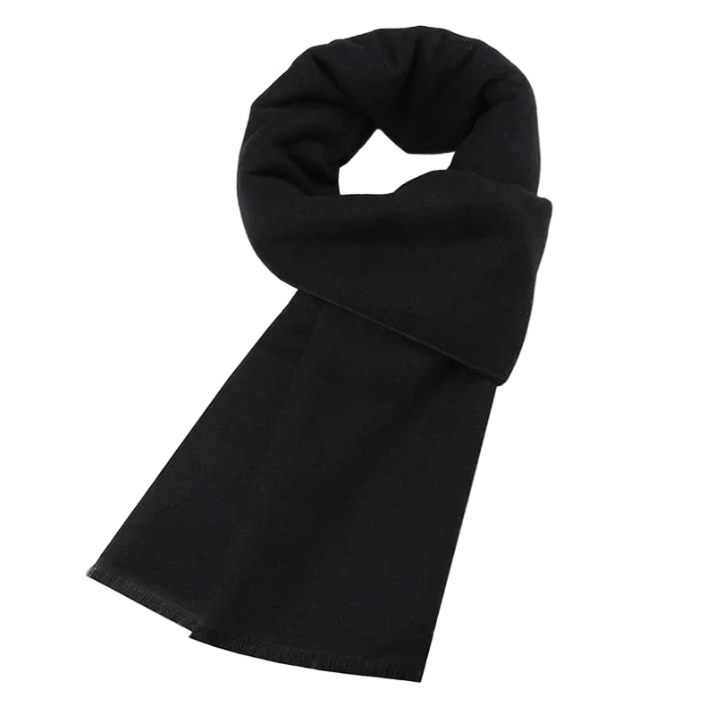 Écharpe Homme Unie Noir