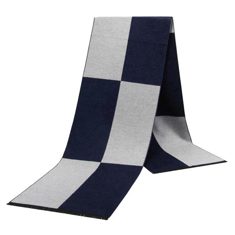 Écharpe Stylée Homme Bleu