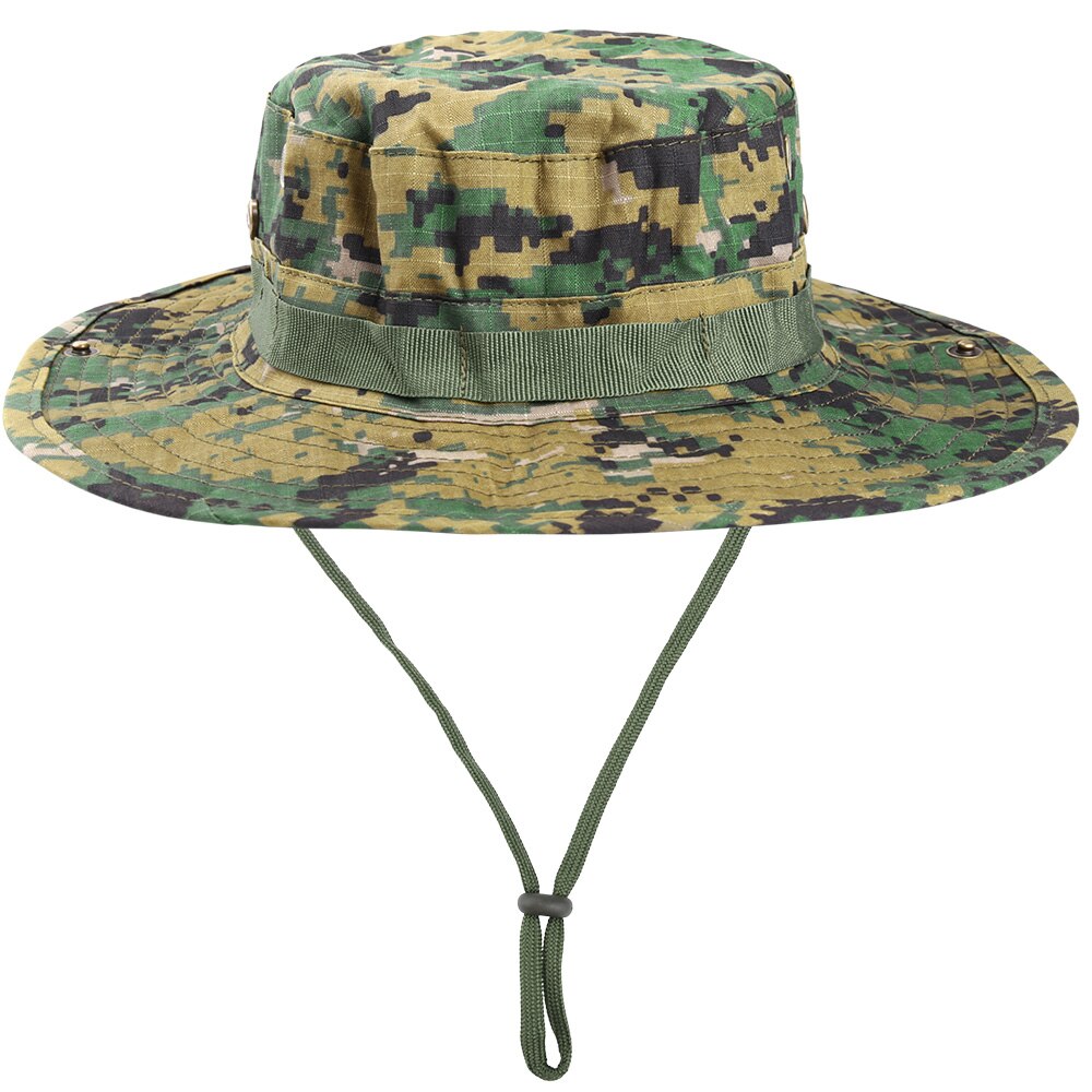 Multicam Nepalese Boonie Hats Tactical Airsoft Sniper Camouflage Bucket Cap Accessories Military Army Panama Military Men Summer - La Maison Du Bob